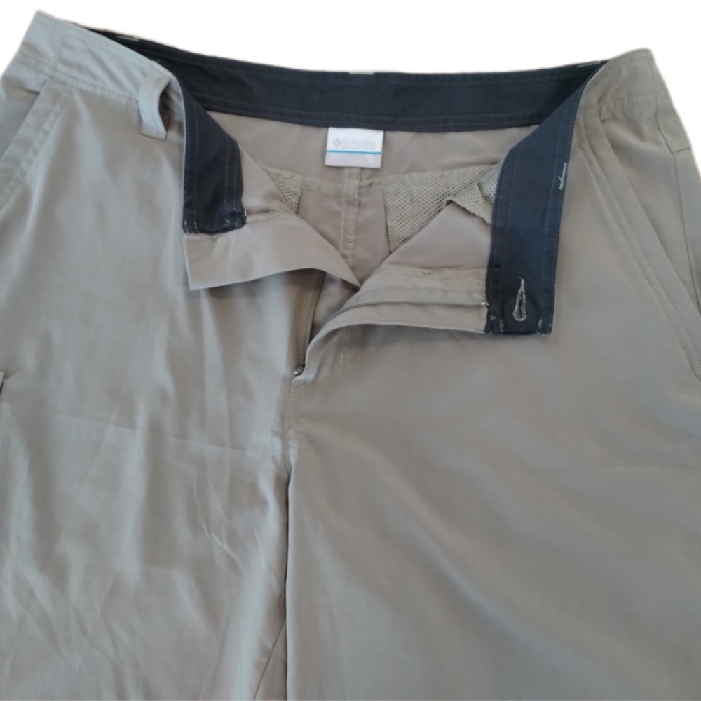 Columbia Eaglecrest 10" Cargo Shorts 36 Tusk Omni-Shade Omni-Wick UPF 50 - Picture 7 of 8